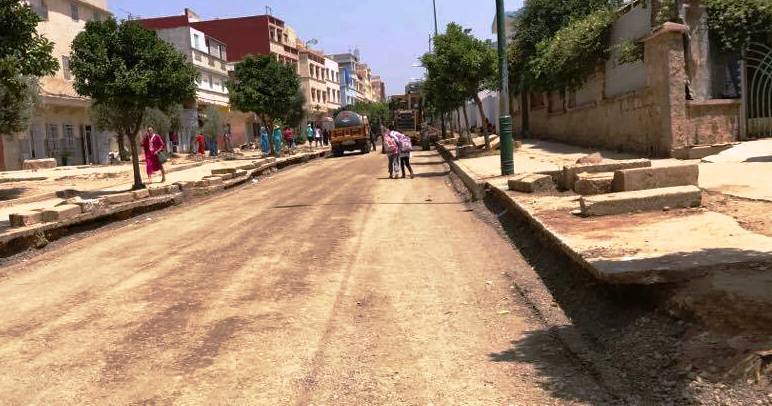 زيارة تفقدية للأشغال بحي السلام