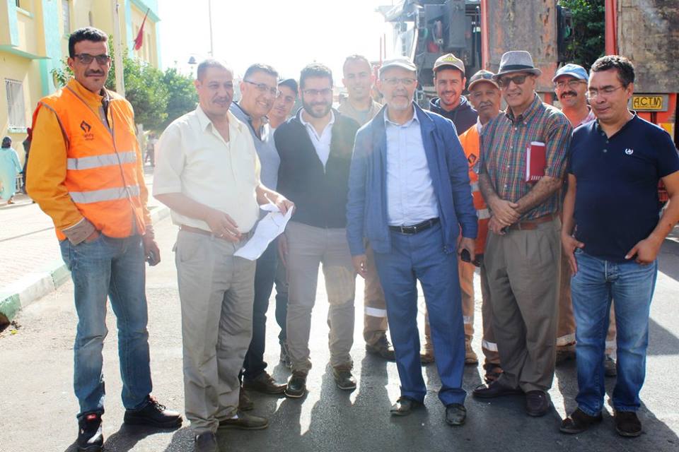 إعطاء انطلاقة تزفيت وتقوية بعض الشوارع والساحات بوسط المدينة