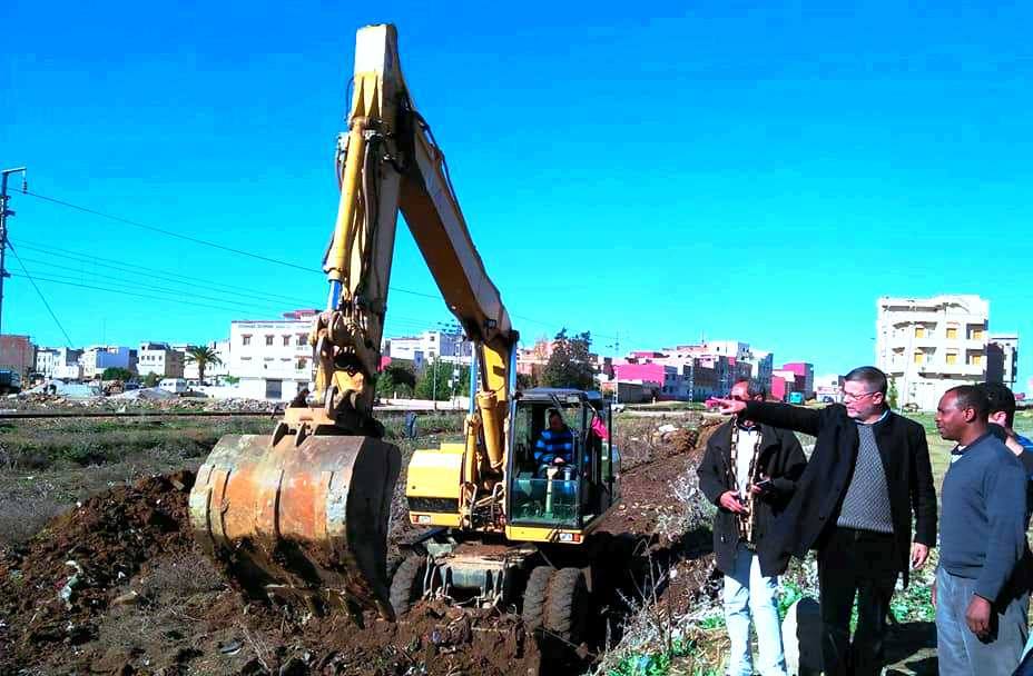 متابعة الاشغال المتعلقة بالتطهير السائل