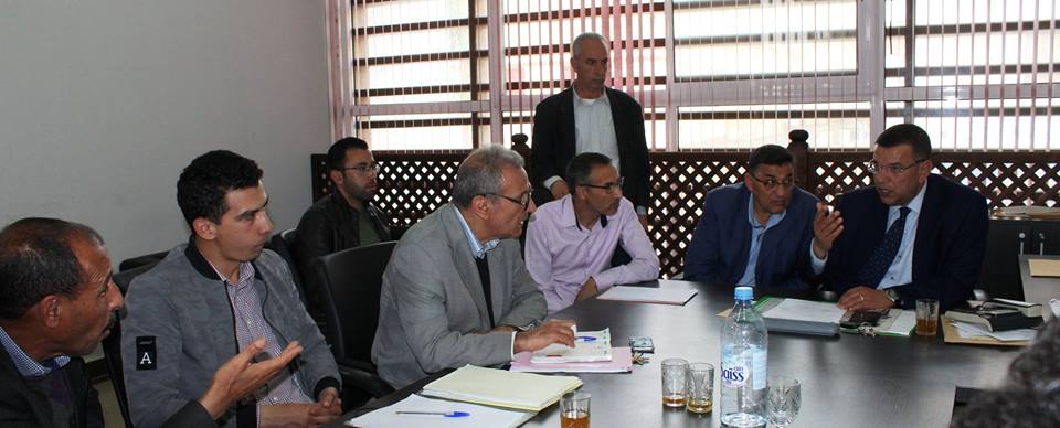 مواصلة عملية تتبع الاوراش بالمدينة