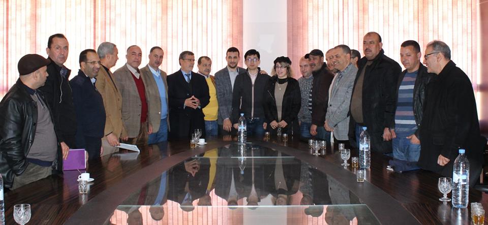رئاسة المجلس الجماعي  تستقبل ممثل شركة صينية مختصة في الاستثمار الصناعي