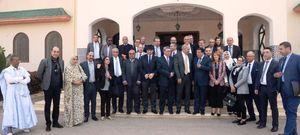 رئيس المجلس الجماعي محمد السيمو قي زيارة للأقاليم الجنوبية الصحراوية