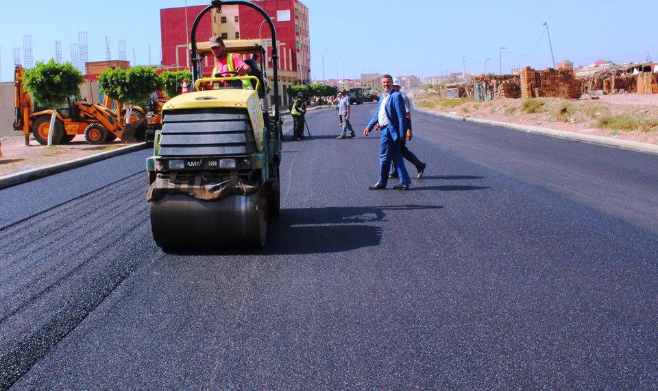 إعطاء انطلاقة تزفيت وتقوية طريق أولاد أحميد
