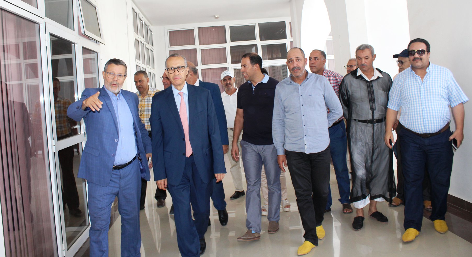 الكاتب العام لوزارة الثقافة والاتصال في زيارة لمدينة القصر الكبير