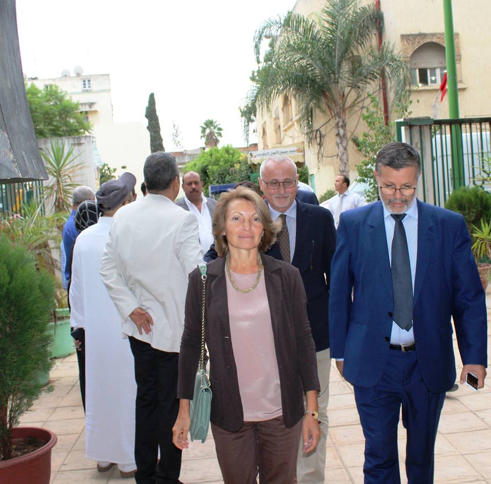 سفيرة ايطاليا بالقصر الكبير