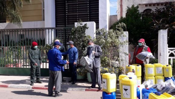 حملة واسعة لتعقيم شوارع المدينة