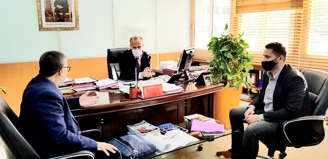 لقاء مع نائب المدير المكتب الوطني للسكة الحديدية