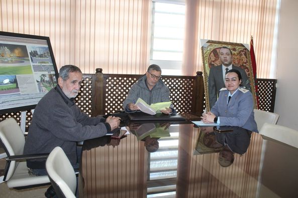 الجمعية الوطنية لقدماء المحاربين وقدماء العسكريين في لقاء مع رئاسة المجلس الجماعي