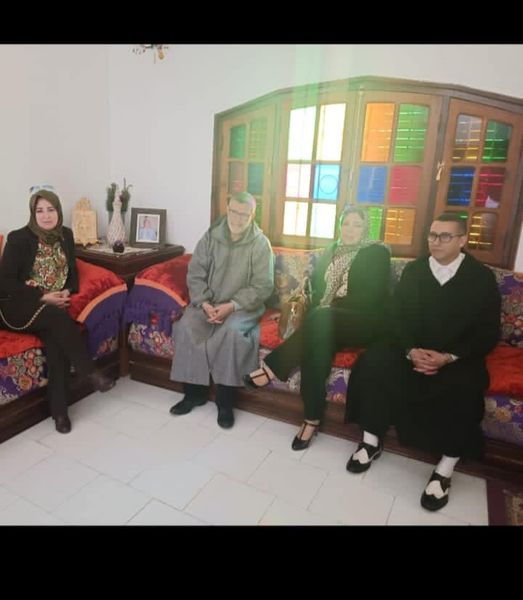 رئاسة المجلس في زيارة لمنزل عائلة الفقيد حسن الطريبق
