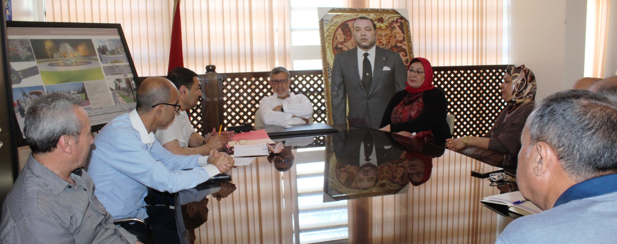 رئاسة المجلس في لقاء مع مؤسسة الأعمال الاجتماعية للتعليم فرع العرائش