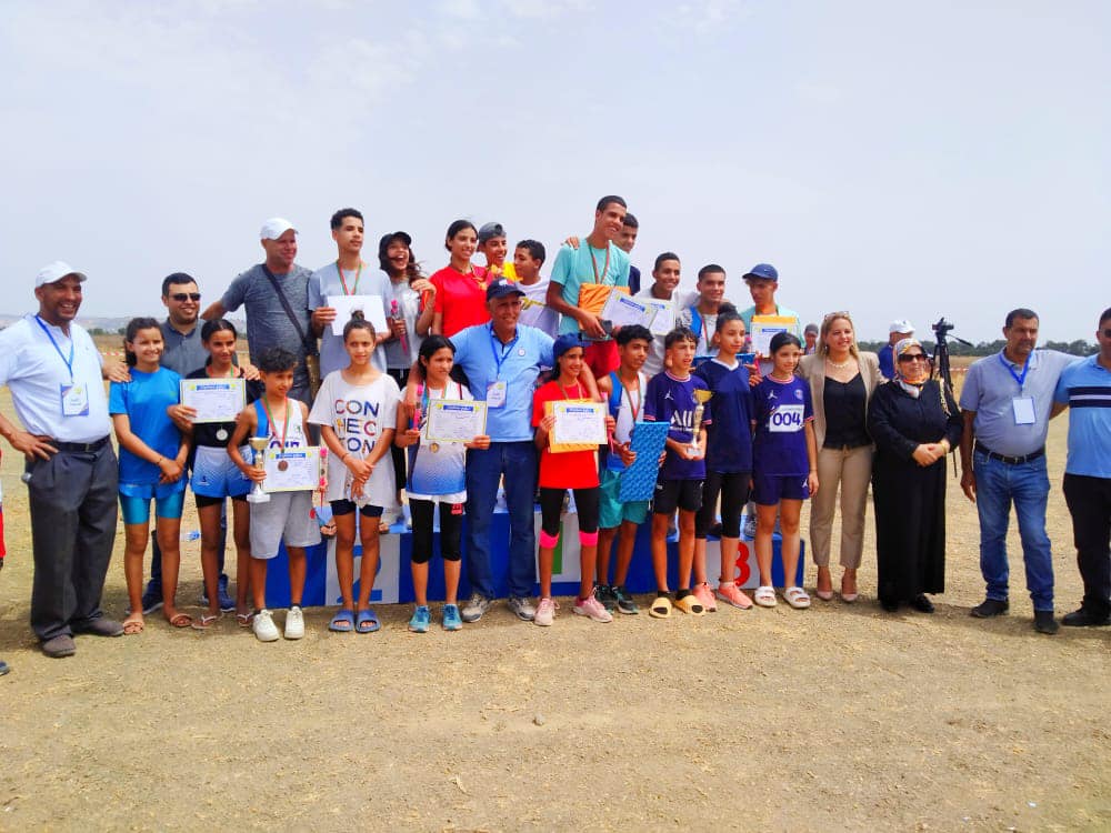مشاركة النادي الرياضي القصري لالعاب القوى بالسباق الأول للعدو الريفي بالعرائش