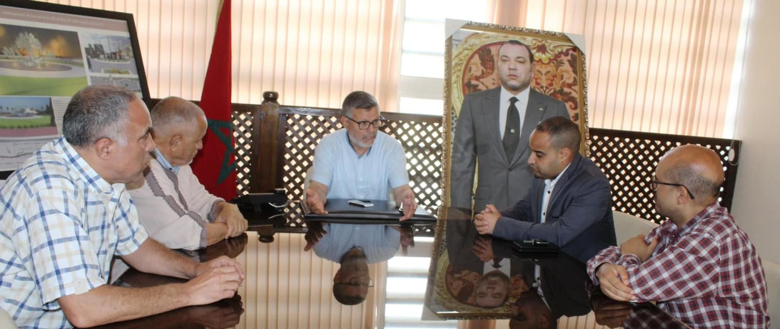 لقاء مع رئاسة المجلس الجماعي