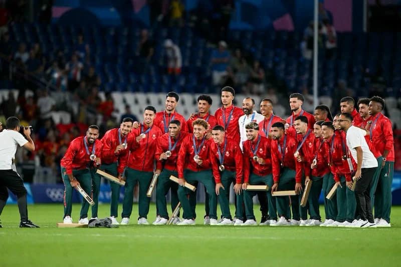 المنتخب الأولمبي لكرة القدم يتوج بالميدالية البرونزية بعد مسار متميز