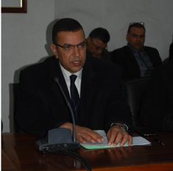 توضيح النائب الأول السيد حسن الحسناوي حول حقيقة الرخصة المسلمة أمام مشروع المستشفى المتعدد الاختصاصات بطريق العرائش