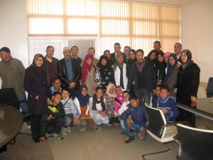 المجلس الجماعي لمدينة القصر الكبير يستقبل تلاميذ مدرسة الثانوية الإعدادية لجماعة أولاد اوشيح