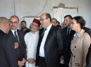 زيارة تفقدية لعامل الإقليم  لمشروع المستشفى الجديد بالقصر الكبيــــر