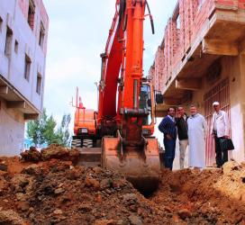 مواكبة أشغال تأهيل أحياء المدينة
