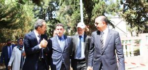 زيارة ورش إعادة بناء مدرسة إدريس الحريزي الابتدائية