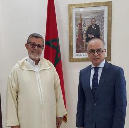 رئيس المجلس الجماعي في لقاء مع وزير التربية الوطنية والتعليم الأولي والرياضة